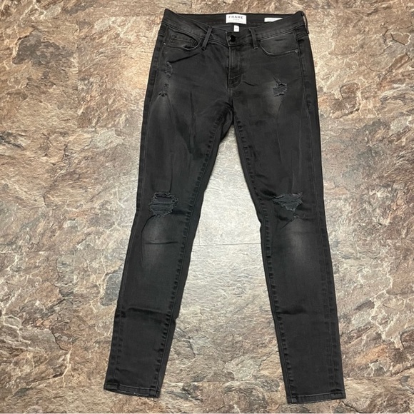 Ripped skinny jeans by Frame Denim - Picture 2 of 2